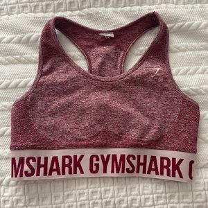 Gymshark Flex Sports Bra - Burgundy Marl